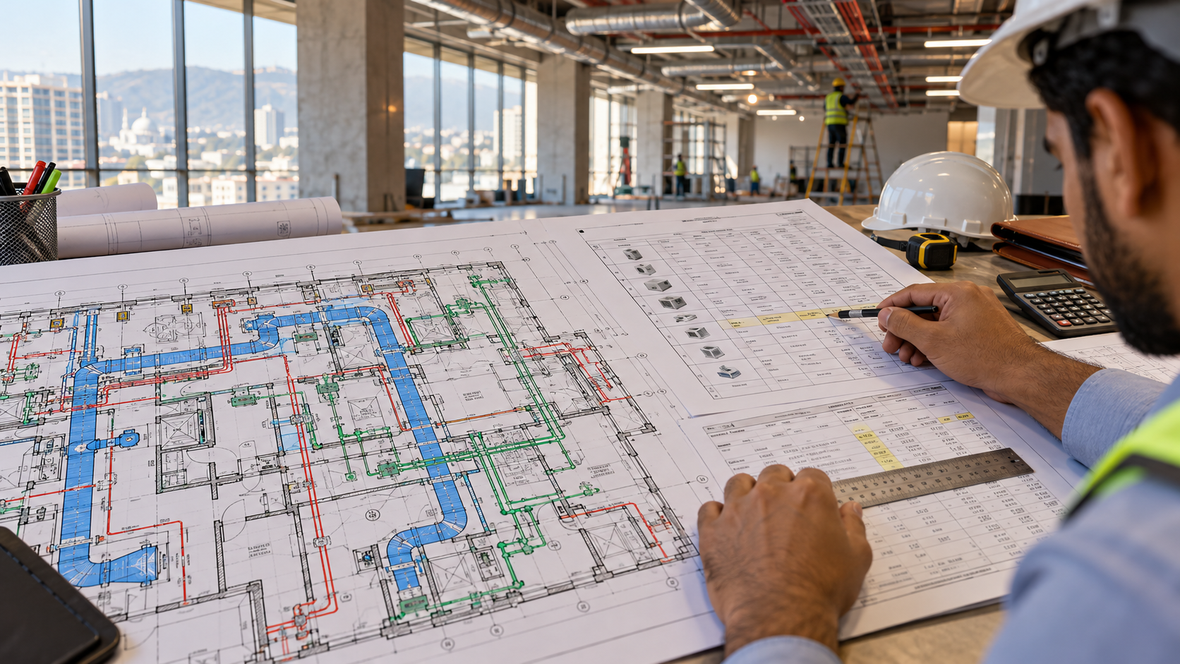 Review Calculations Schedules and Specifications Together